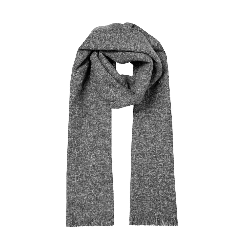 Dents Men’s Marl Scarf with Fringe Ends